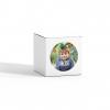 Sticker rond 40mm driehoekjes
