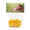 Snoeplabel vichy geel