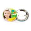 Speld 38mm hartjes blauw