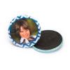 Magneet 38mm visgraat blauw
