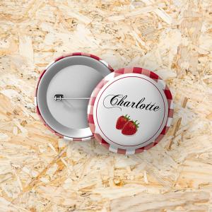 Button speld 37 mm Confituur