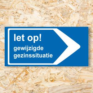 Verkeersbord geboortekaartje