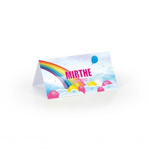 Tafelkaartje regenboog