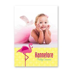 Poster A3 flamingo