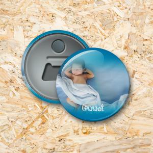 Filmaffiche Button flesopener 56 mm