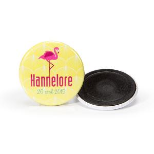 Magneet 38mm flamingo