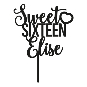 Taarttopper Sweet Sixteen
