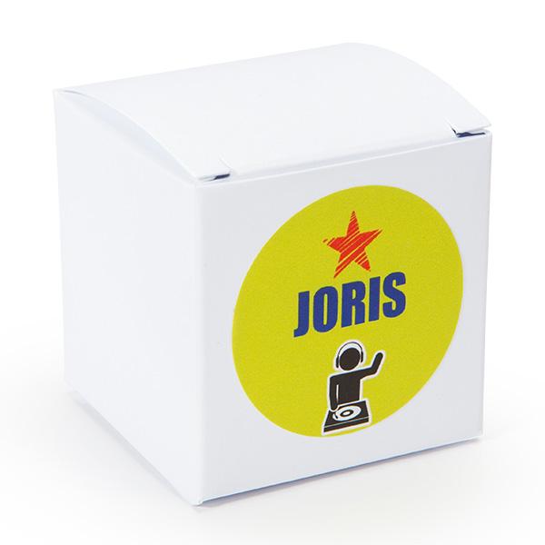 Sticker rond 40mm DJ 1